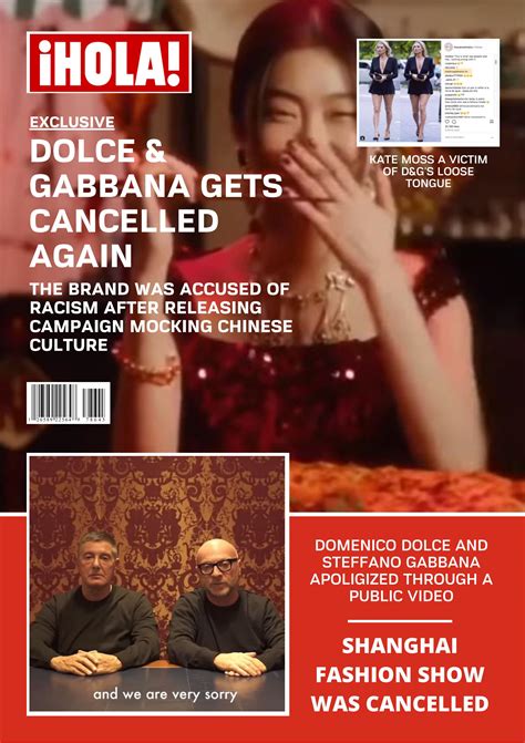 dolce and gabbana china adiversity newspaper